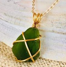 genuine sea glass jewelry